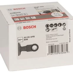 Bosch Bleu Accessoires Outils Multifonction Bosch GOP 2608664474 AII 65 APB BIM Lame De Scie Plongeante - 40 X 65 Mm - Bois Et Métaux 10 Pièces
