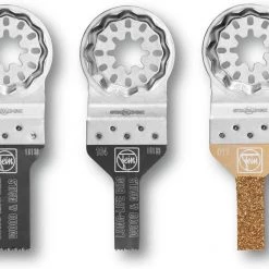 Fein Accessoires Multimaster Fein/ Multitalent/ Supercut FSC500QSL/ AFSC18QSL 35222967090 E-Cut Starlock Plunge-cut Blade Set Combo SL MINI