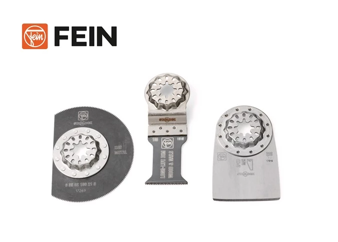 Fein Accessoires Multimaster Fein/ Multitalent/ Supercut FSC500QSL/ AFSC18QSL 35222967110 Rénovation Du Jeu De Lames Plongeantes E-Cut Starlock 3 Fein Accessoires Multimaster Fein/ Multitalent/ Supercut FSC500QSL/ AFSC18QSL 35222967110 Rénovation Du Jeu De Lames Plongeantes E-Cut Starlock