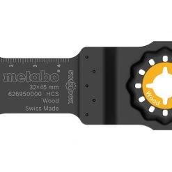 Metabo Accessoires Outils Multifonction Metabo 626950000 Lame De Scie Intermédiaire, Bois, 32 Mm, Starlock