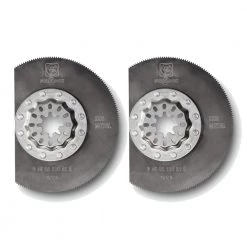 Fein Accessoires Multimaster Fein/ Multitalent/ Supercut FSC500QSL/ AFSC18QSL 63502106220 Lame De Scie Segmentée HSS 85mm SL Pour Fein FMM Multimaster 2 Pièces