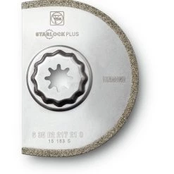 Fein Accessoires Multimaster Fein/ Multitalent/ Supercut FSC500QSL/ AFSC18QSL 63502217210 Lame De Scie Segmentée Diamant SLP 90x1,2mm 1 Pièce