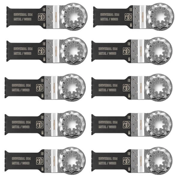 Fein Accessoires Multimaster Fein/ Multitalent/ Supercut FSC500QSL/ AFSC18QSL 63502222240 Lame De Scie Universelle Bi-métal E-Cut SL 55 X 28 - 10 Pièces 3 Fein Accessoires Multimaster Fein/ Multitalent/ Supercut FSC500QSL/ AFSC18QSL 63502222240 Lame De Scie Universelle Bi-métal E-Cut SL 55 X 28 - 10 Pièces