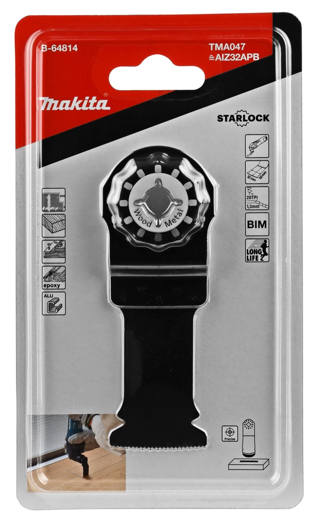 Makita Accessoires Outils Multifonction Makita B-64814 TMA009 Lame De Scie Circulaire Bi-métalétallique 32 Mm 4 Makita Accessoires Outils Multifonction Makita B-64814 TMA009 Lame De Scie Circulaire Bi-métalétallique 32 Mm – Image 2