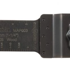 Makita Accessoires Outils Multifonction Makita B-66341 MAP003 Lame De Scie Plongeante 32x60mm Bois Starlock Plus