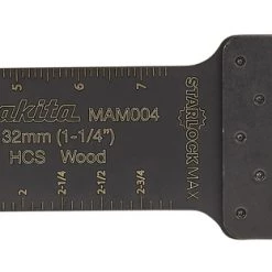 Makita Accessoires Outils Multifonction Makita B-66438 MAM004 Lame De Scie Plongeante 32x80mm Bois Starlock Max