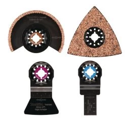 Makita Accessoires Outils Multifonction Makita B-67496 Jeu De Briques Outils Multifonction Starlock 4 Pièces