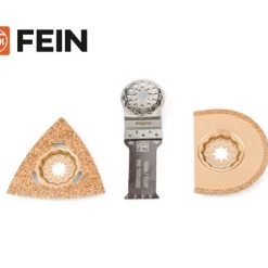 Fein Accessoires Multimaster Fein/ Multitalent/ Supercut FSC500QSL/ AFSC18QSL Comboset E-Cut Starlock Lames De Scie Plongeante "Rénovation Carrelage"