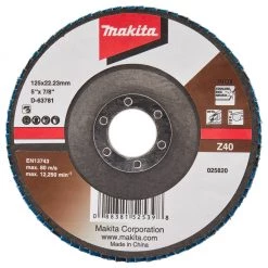 Makita Accessoires Lame Intelligente D-63781 Disque à Lamelles 125mm Z40