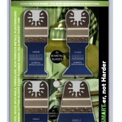 Smart Blades Lame Intelligente H4PMK UN TRA 4 Pièces Feuille Assortie Plombier