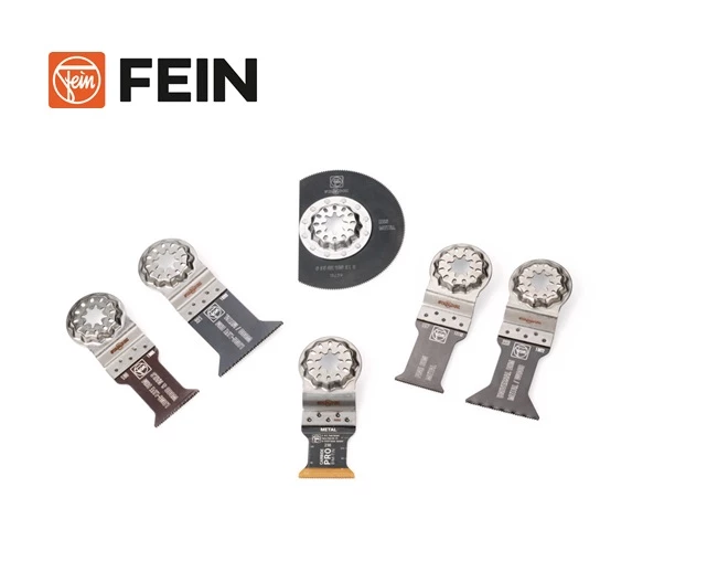 Fein Accessoires Multimaster Fein/ Multitalent/ Supercut FSC500QSL/ AFSC18QSL Jeu De Lames De Scie Plongeante E-Cut Starlock METAL 6-Pièces 3 Fein Accessoires Multimaster Fein/ Multitalent/ Supercut FSC500QSL/ AFSC18QSL Jeu De Lames De Scie Plongeante E-Cut Starlock METAL 6-Pièces