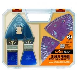 CMT Outils Multifonction Makita OMM-X33 Jeu D'accessoires 33 Pièces Pour Multitool Oscillant