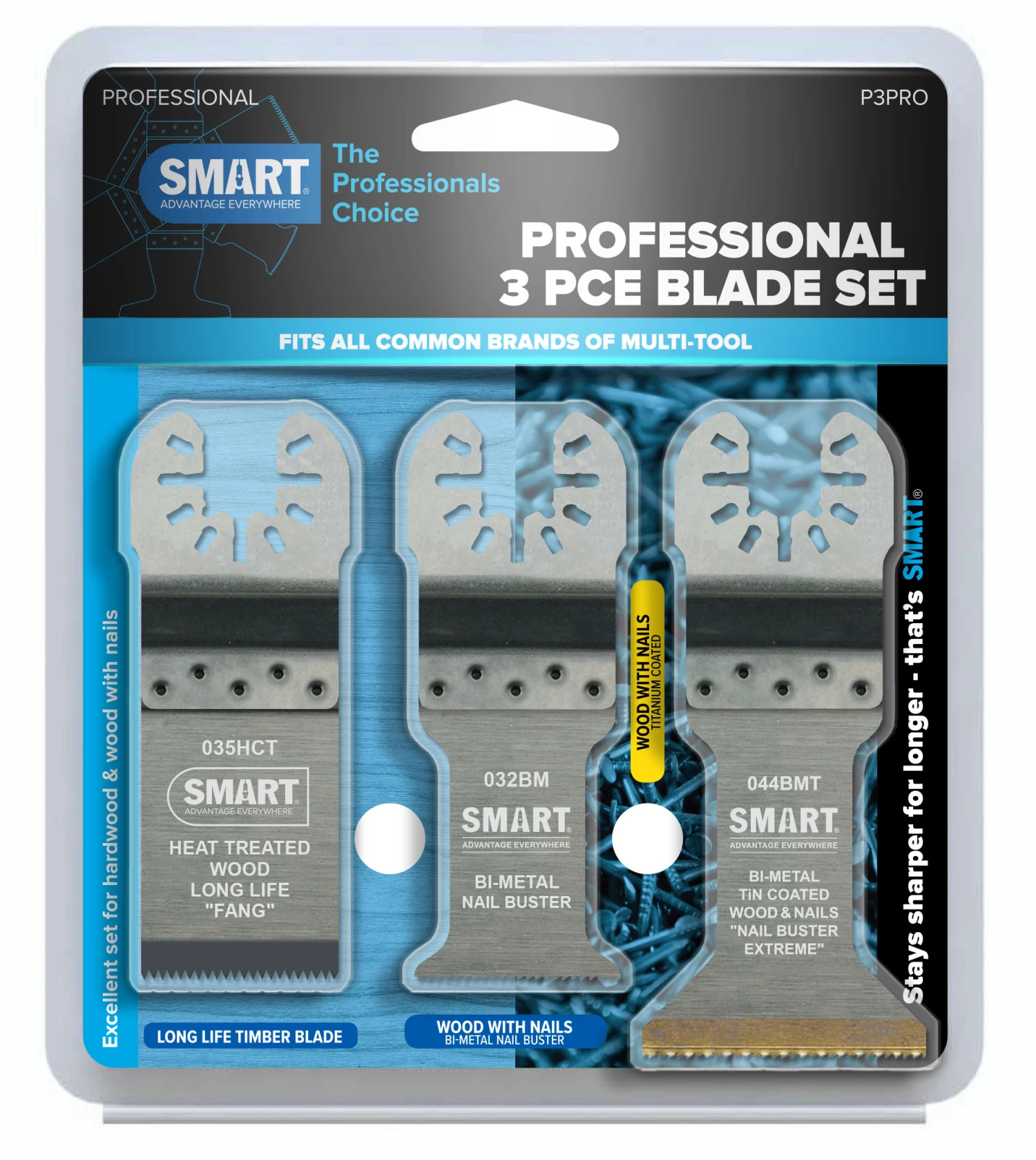 Smart Blades Lame Intelligente P3PRO Assortiment De Feuilles UN PRO 3 Pièces 3 Smart Blades Lame Intelligente P3PRO Assortiment De Feuilles UN PRO 3 Pièces